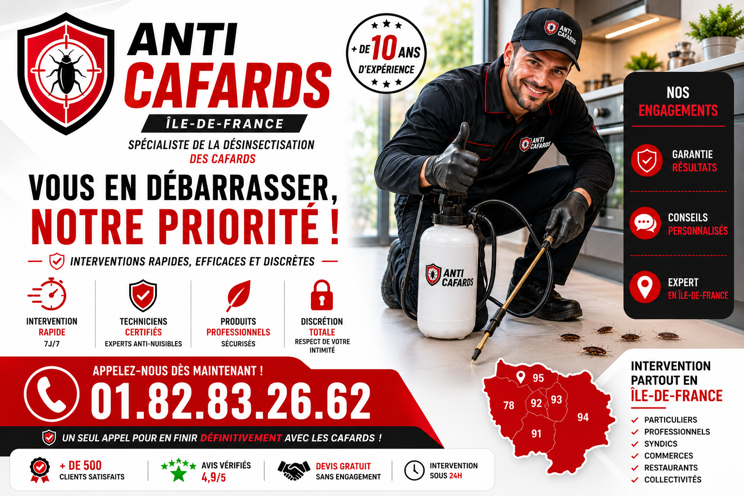 Cafards Le Plessis Bouchard